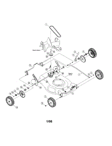 Wheel Assembly parts for Troy-Bilt Gas Walk-Behind Mower 834 from AppliancePartsPros.com