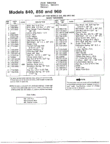 Snow Thrower Page 2 parts for Mtd Gas Snowblower 840 from AppliancePartsPros.com