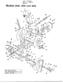 Snow Thrower Page 5 parts for Mtd Gas Snowblower 840 from AppliancePartsPros.com