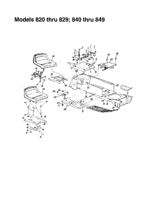 Seat Assembly parts for Mtd Front-Engine Lawn Tractor 840 THRU 849 from AppliancePartsPros.com