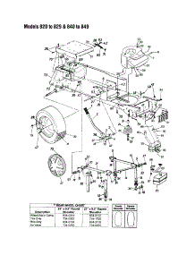 Front Deck Lift Assembly parts for Mtd Front-Engine Lawn Tractor 840 THRU 849 from AppliancePartsPros.com