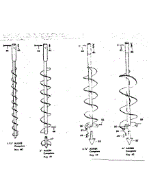 Augers parts for Craftsman Hole Digger 841720080 from AppliancePartsPros.com