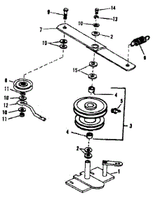 Pulley Assembly parts for Craftsman Accessories 842240550 from AppliancePartsPros.com