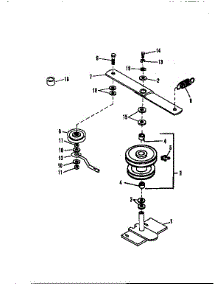 Pulley Assembly parts for Craftsman Snowblower Attachment 842240561 from AppliancePartsPros.com