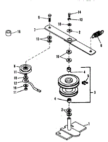 Pulley Assembly parts for Craftsman Snowblower Attachment 842240562 from AppliancePartsPros.com