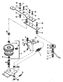 Pulley Assembly parts for Craftsman Accessories 842240723 from AppliancePartsPros.com
