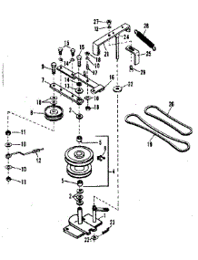 Pulley Assembly parts for Craftsman Accessories 842240731 from AppliancePartsPros.com