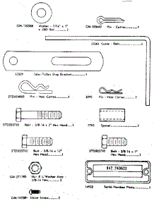 Hardware parts for Craftsman Accessories 84224078 from AppliancePartsPros.com
