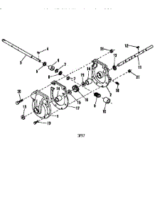Gearbox parts for Craftsman Accessories 842242560 from AppliancePartsPros.com