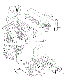 Main Frame parts for Craftsman Rear-Engine Riding Mower 84226002 from AppliancePartsPros.com