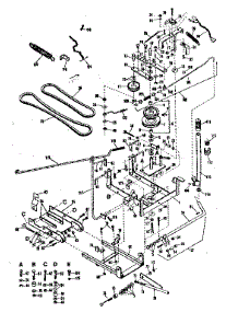 Main Frame parts for Craftsman Snowblower Attachment 842260063 from AppliancePartsPros.com