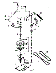 Pulley Assembly parts for Craftsman Accessories 842260261 from AppliancePartsPros.com