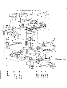 Main Frame parts for Craftsman Rear-Engine Riding Mower 842265112 from AppliancePartsPros.com