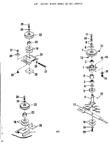 Pulley Assembly parts for Craftsman Rear-Engine Riding Mower 842265112 from AppliancePartsPros.com