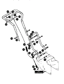 Handle parts for Craftsman Snow Blower 84728 from AppliancePartsPros.com