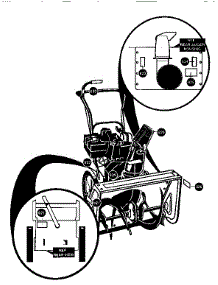 Decal parts for Craftsman Snow Blower 84728 from AppliancePartsPros.com