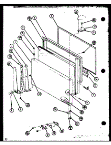 (85271 / P1109009w) (85278 / P1109010w) (85281 / P1109011w) (85288 / P1109012w) parts for Amana Top-Mount Refrigerator 85081-P1109006W from AppliancePartsPros.com