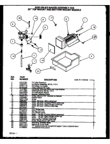 Icemaker parts for Amana Top-Mount Refrigerator 85168L-P1117112WL from AppliancePartsPros.com