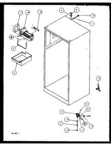 Icemaker parts for Amana Top-Mount Refrigerator 85171W-P1117102WW from AppliancePartsPros.com