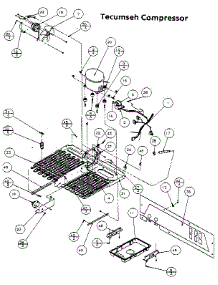 Unit Parts parts for Amana Top-Mount Refrigerator 85181-P1117106W from AppliancePartsPros.com