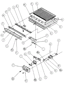 Comparment Separator / Divider Block parts for Amana Top-Mount Refrigerator 85188-P1117107W from AppliancePartsPros.com
