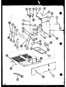 (85281 / P1109011w) (85288 / P1109012w) parts for Amana Top-Mount Refrigerator 85271-P1109009W from AppliancePartsPros.com