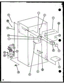 (85281 / P1109011w) (85288 / P1109012w) parts for Amana Top-Mount Refrigerator 85278-P1109010W from AppliancePartsPros.com