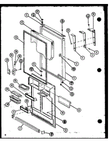 (85081 / P1109005w) (85081 / P1109006w) (85088 / P1109007w) (85088 / P1109008w) parts for Amana Top-Mount Refrigerator 85281-P1109011W from AppliancePartsPros.com