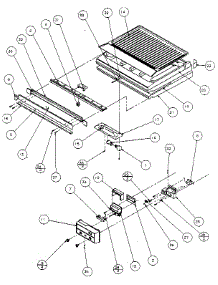 Comparment Separator / Divider Block parts for Amana Top-Mount Refrigerator 85378-P1117202W from AppliancePartsPros.com