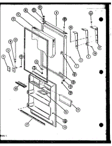 (85871 / P1106118w) (85871 / P1106119w) (85878 / P1106120w) (85878 / P1106121w) parts for Amana Top-Mount Refrigerator 85871-P1106118W from AppliancePartsPros.com