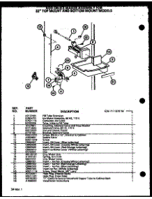 Add On-Ice Maker (Ic3n / P1110701w) parts for Amana Top-Mount Refrigerator 85878-P1106121W from AppliancePartsPros.com