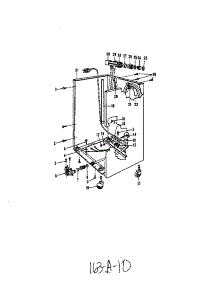 Frame parts for Roper Dishwasher 8595*00 from AppliancePartsPros.com