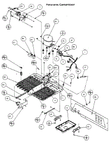 Unit Parts Panasonic Compressor parts for Amana Top-Mount Refrigerator 85978-P1117003W from AppliancePartsPros.com