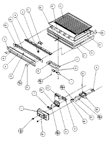 Comparment Separator / Divider Block parts for Amana Top-Mount Refrigerator 85978-P1117004W from AppliancePartsPros.com