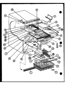 (86051 / P7812529w) (86058 / P7812530w) parts for Amana Bottom-Mount Refrigerator 86058-P7812530W from AppliancePartsPros.com