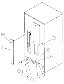 Cabinet Back parts for Amana Bottom-Mount Refrigerator 86068-P1125506W from AppliancePartsPros.com