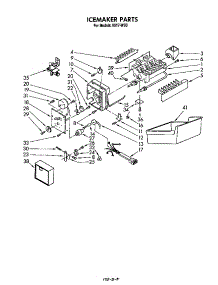 Ice Maker parts for Roper Top-Mount Refrigerator 8617*0B from AppliancePartsPros.com