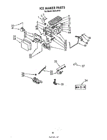 Ice Maker parts for Roper Top-Mount Refrigerator 8624*1B from AppliancePartsPros.com