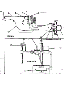 Natural Gas Burner Assembly parts for Kenmore Boiler 8676101 from AppliancePartsPros.com