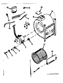 H-Q Blower Assembly parts for Kenmore Space Heater 8676685 from AppliancePartsPros.com