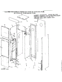 Furnace Body parts for Kenmore Furnace 867.721300 (867721300, 867 721300) from AppliancePartsPros.com