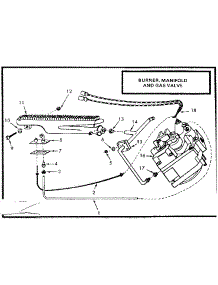 Burner, Manifold And Gas Valve parts for Kenmore Furnace 867.721400 (867721400, 867 721400) from AppliancePartsPros.com
