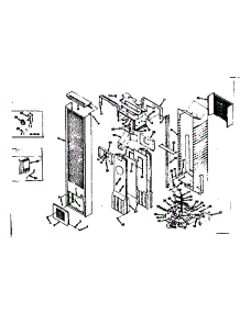 Casing And Body Parts parts for Kenmore Furnace 867.721721 (867721721, 867 721721) from AppliancePartsPros.com