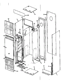 Furnace Body parts for Kenmore Furnace 867.725300 (867725300, 867 725300) from AppliancePartsPros.com