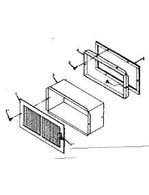 Rear Wall Register Kit Nos. 42-72012 And Nasa006gr01 parts for Kenmore Furnace 867.730300 (867730300, 867 730300) from AppliancePartsPros.com