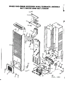 Unit Parts parts for Kenmore Furnace 867.730350 (867730350, 867 730350) from AppliancePartsPros.com