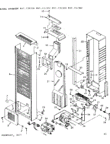 Unit Parts parts for Kenmore Furnace 867.731350 (867731350, 867 731350) from AppliancePartsPros.com
