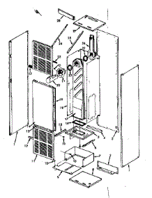 Furnace Body parts for Kenmore Furnace 867.734500 (867734500, 867 734500) from AppliancePartsPros.com