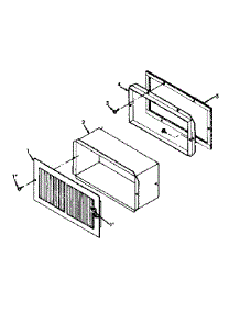 Rear Wall Register Kit 42-72012 And Nasa006gr01 parts for Kenmore Furnace 867.734500 (867734500, 867 734500) from AppliancePartsPros.com