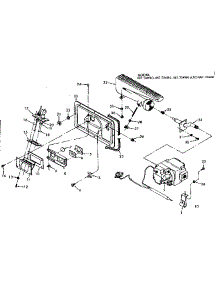 Gas Burners And Manifold parts for Kenmore Furnace 867.734950 (867734950, 867 734950) from AppliancePartsPros.com